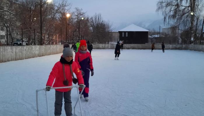 Ice rink on Herzen Street