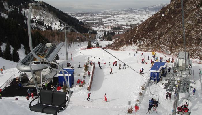 Go skiing
