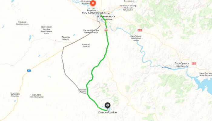 Sibin Lakes - Route map